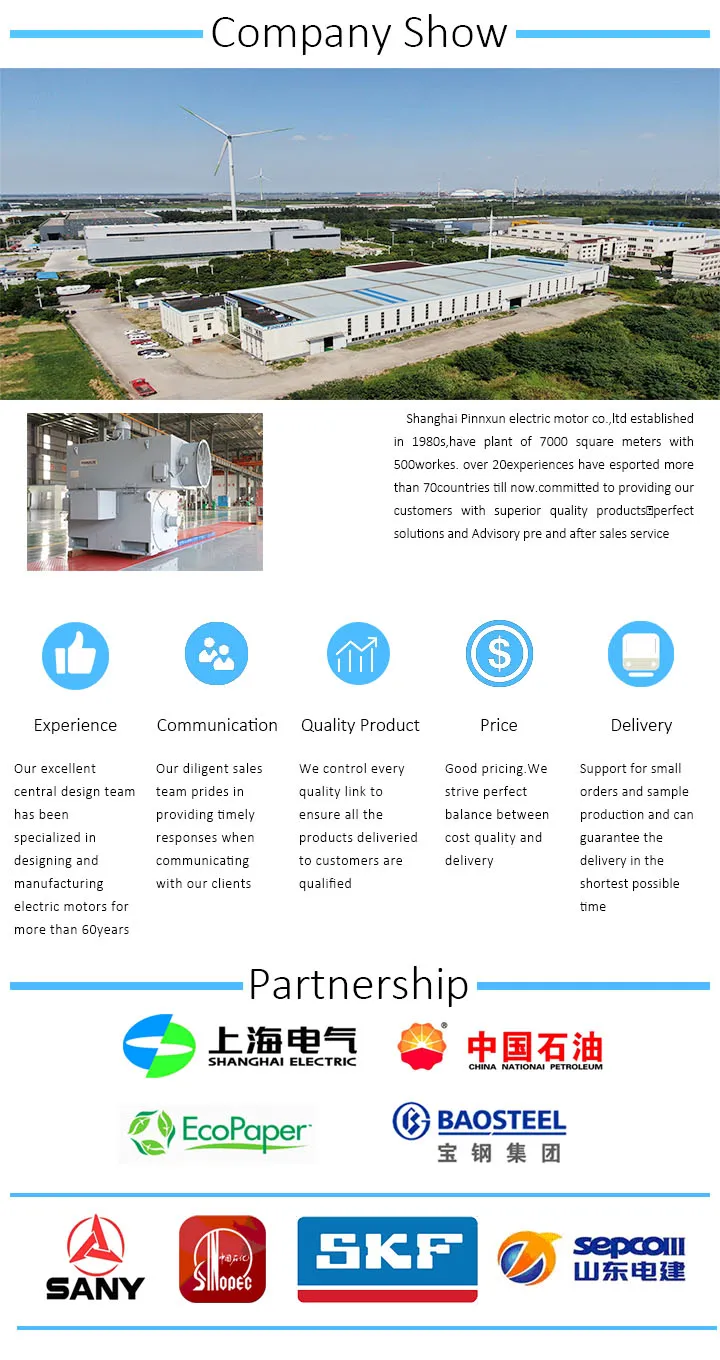 Industrial Motor Three Phase Compact Type Asynchronous AC Motor 380V
