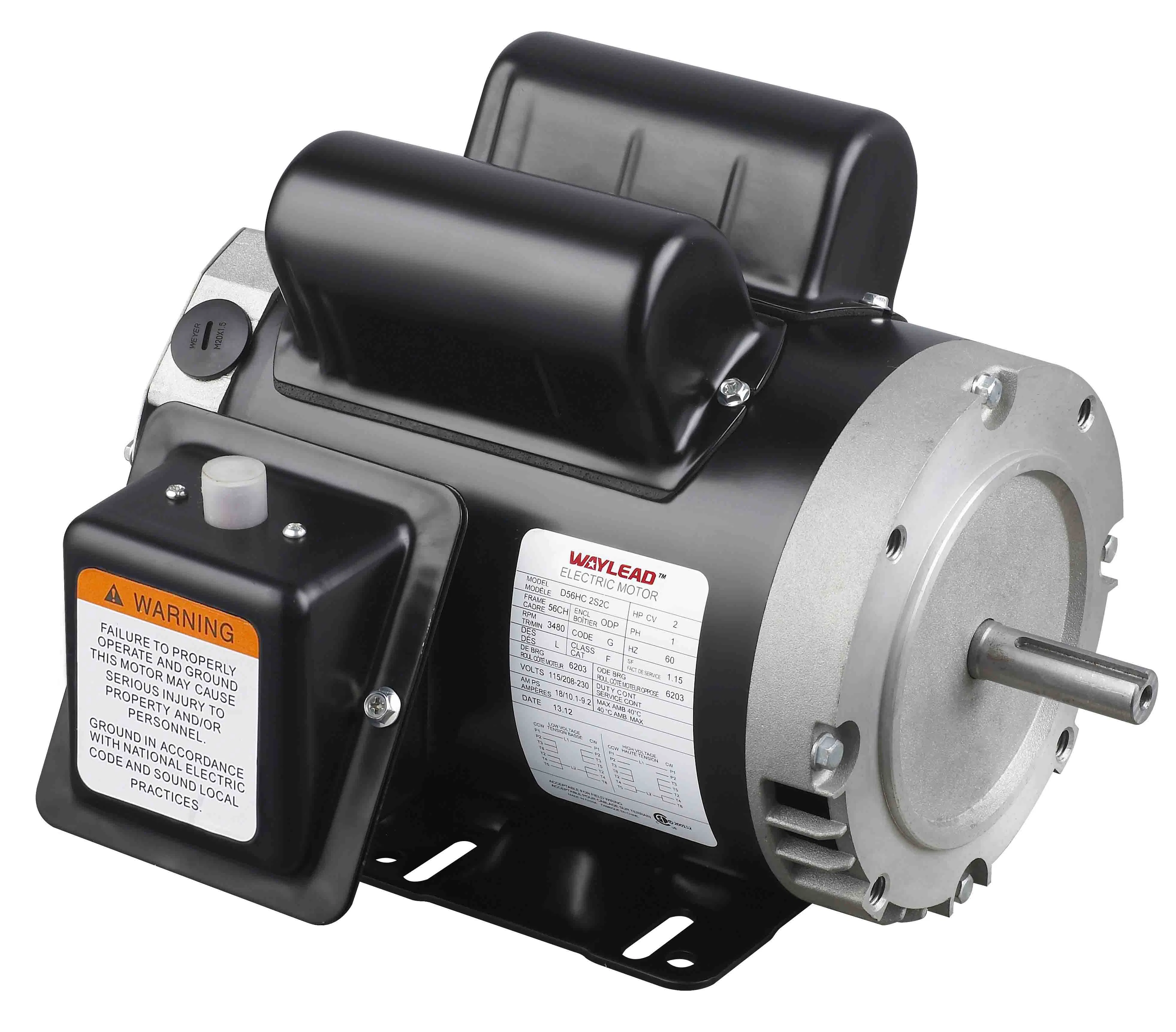 AC NEMA Single Phase Electric Air Compressor Motor with CSA UL