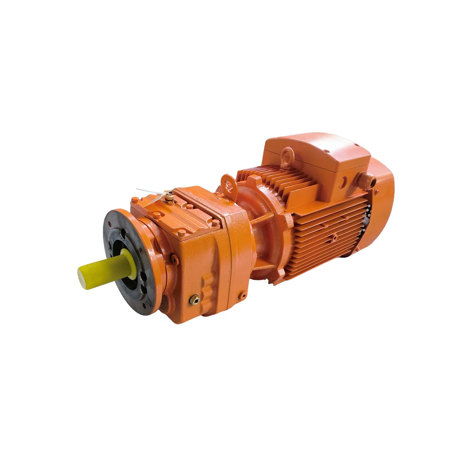 Flange Mount Industrial Inline Helical Gearbox AC Reduction Gear Reducer Motor