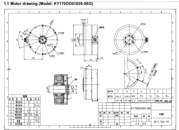 Motor Drawing