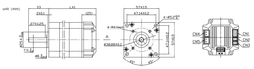 57mm Drawing