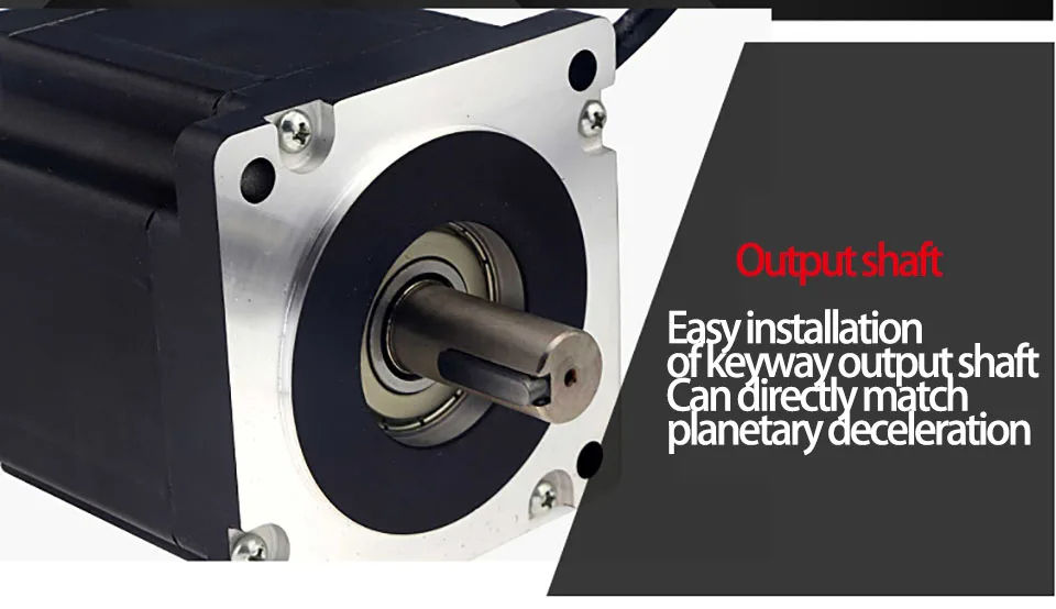 High Torque 48V DC 1000W Brushless Motor 110 Frame Size with Hall Sensor and Brake