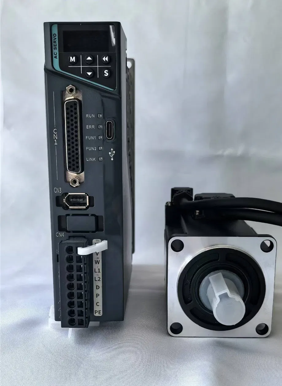 100W 200W 400W 60mm 220V 17bit AC Servo System Motor with Driver