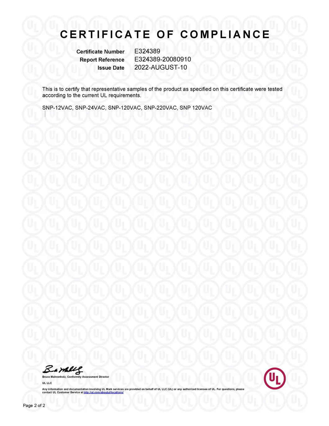 Certification 2