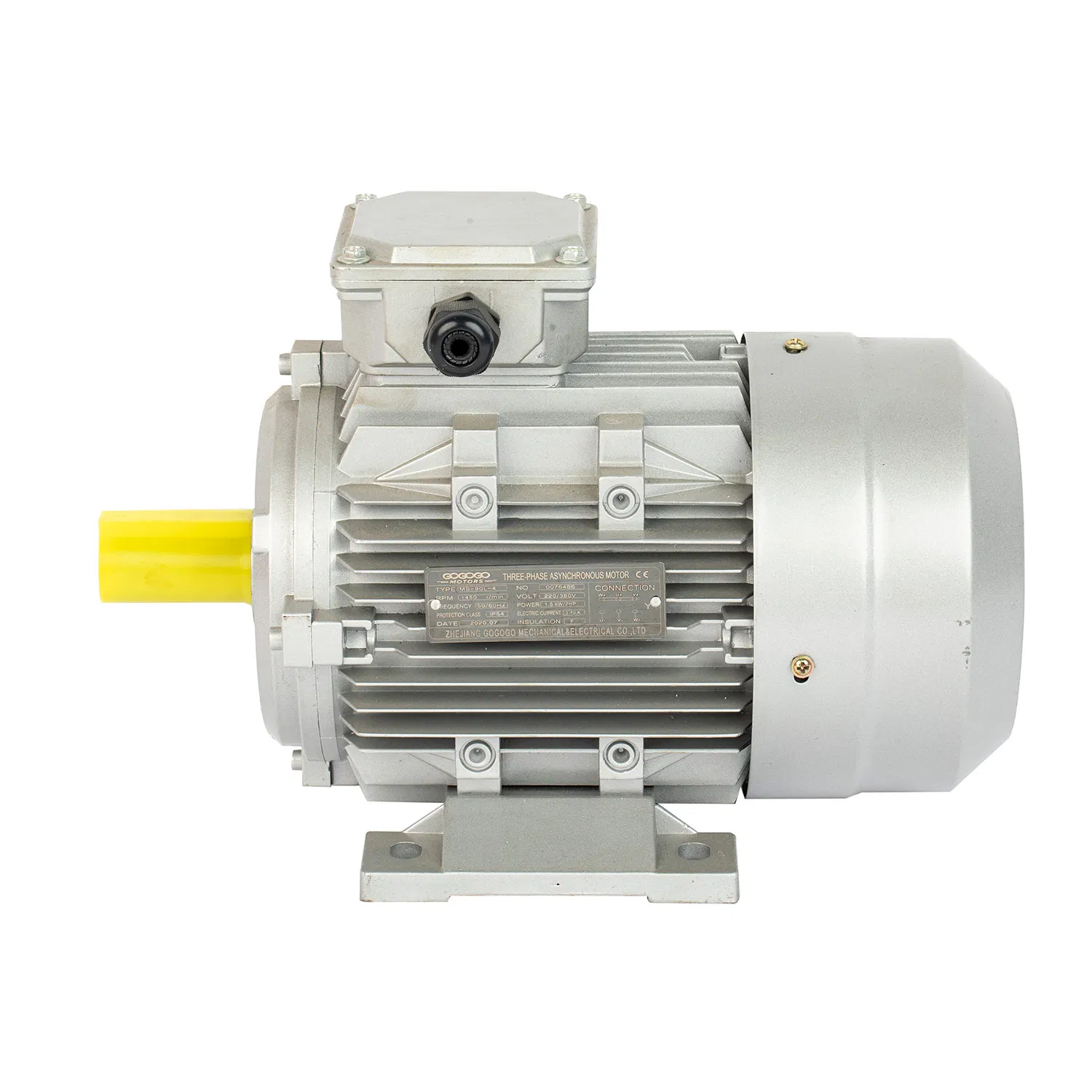 High-Efficiency Three Phase Induction Motor for Industrial Applications