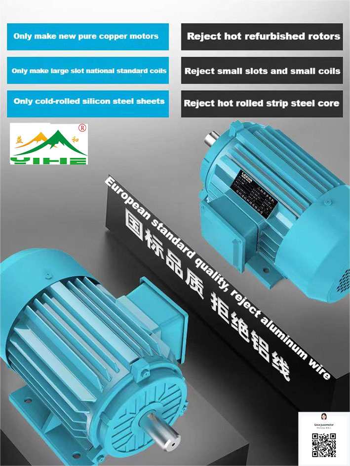 Anp Cast Iron Aluminum Body Y2 Y Ye2 Yc Yl Y3 0.12kw-350kw Asynchronous GOST Standard Three Single Phase Induction Copper Wire AC Electrical Electric Motor