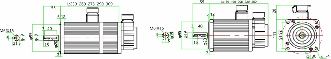 110ST technical drawing