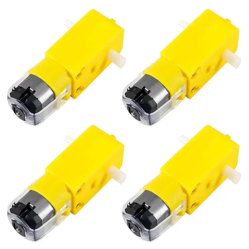 Good Quality Cheap Factory Price Dual Axis DC Gear Motor 12v DC Robot Motor Dual Shaft Gear Motor For RC Car