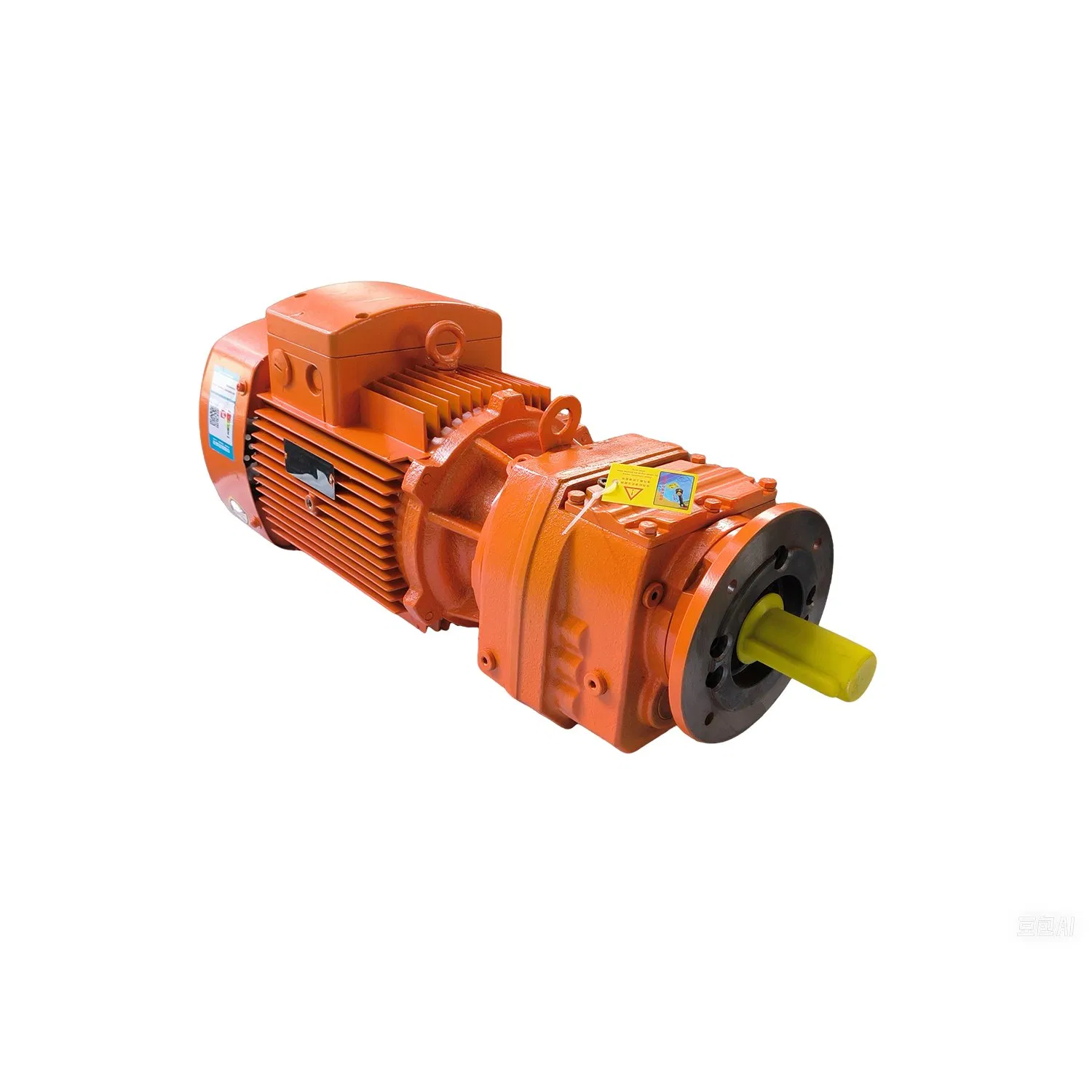 Flange Mount Industrial Inline Helical Gearbox AC Reduction Gear Reducer Motor