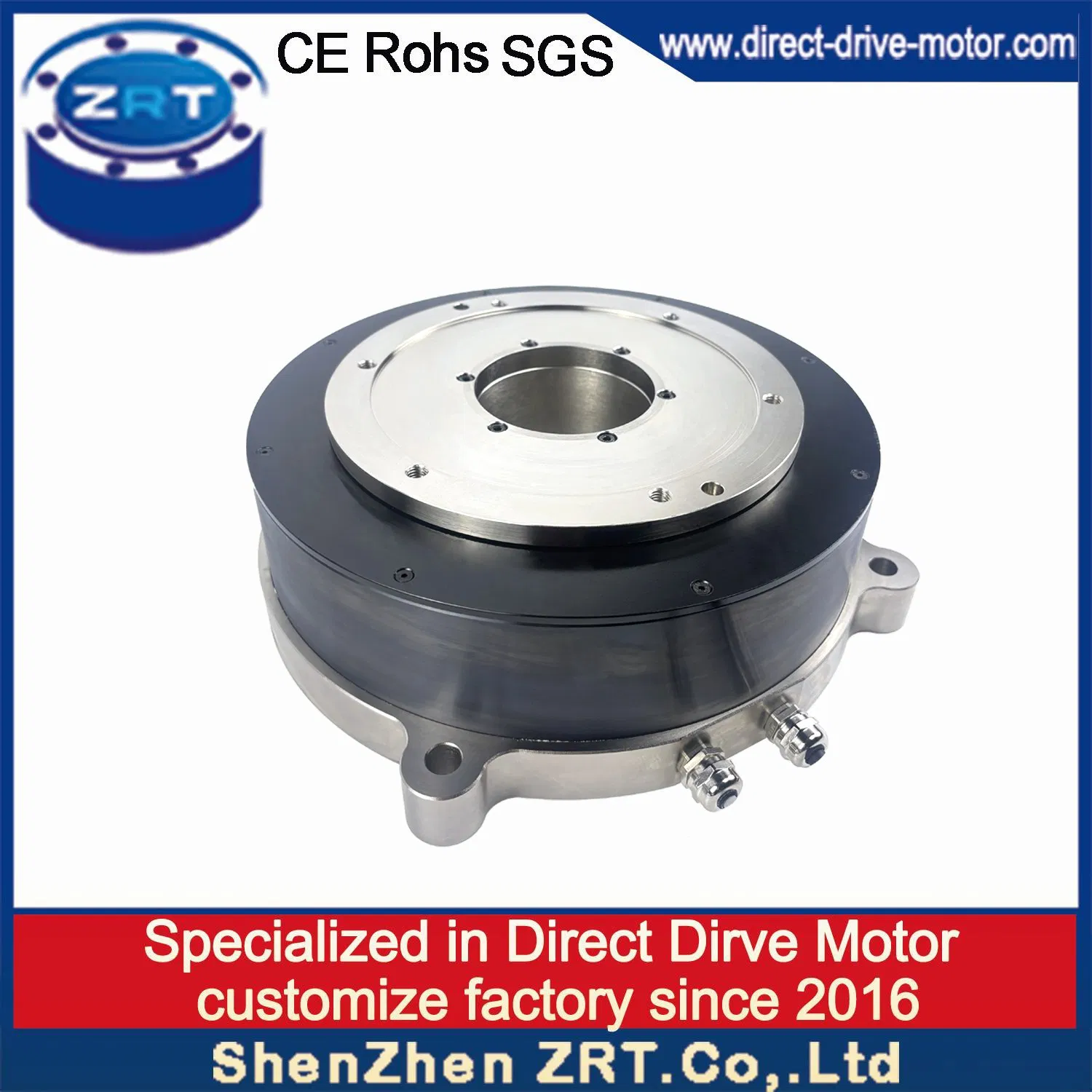Zrt Industrial High Precision Direct Drive Rotary Motor for Rotary Assembly Machines