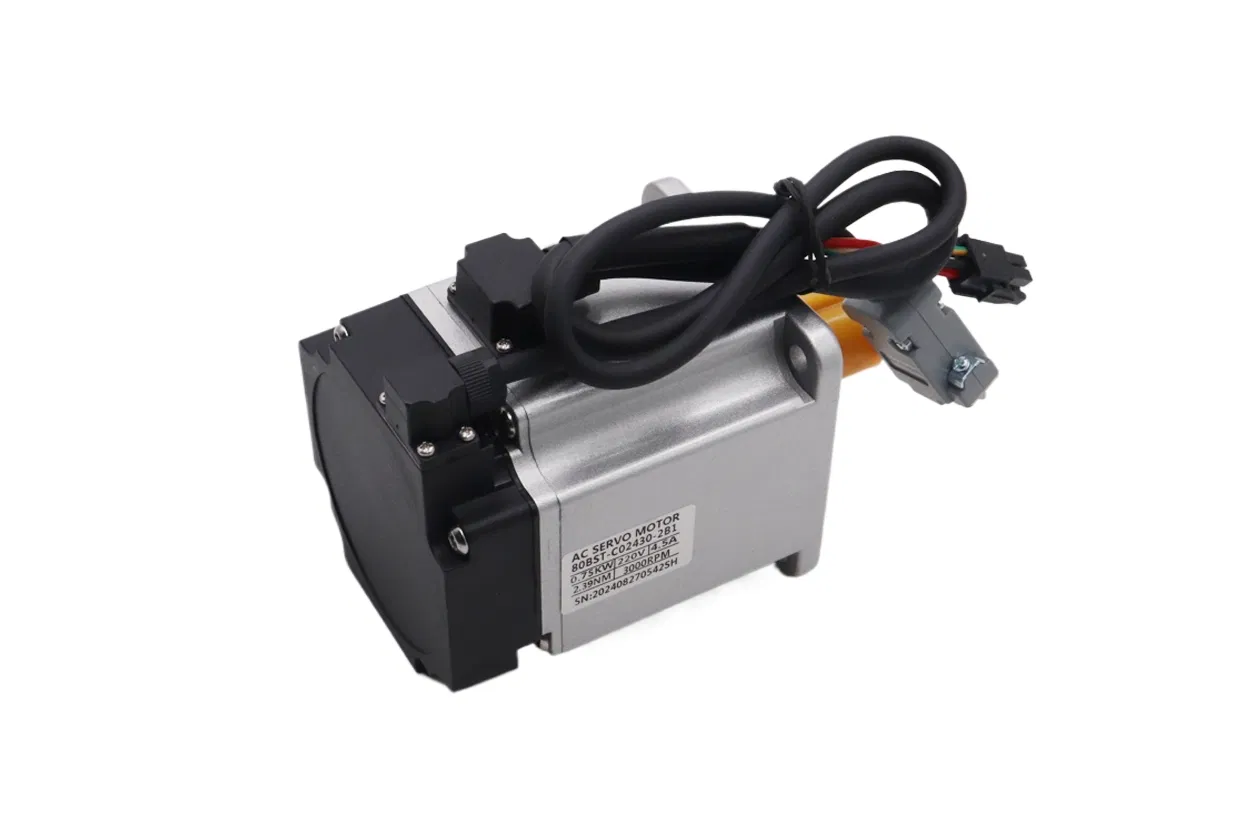 AC Servo Motor 80BS750c2 750W 220V 2.39nm 3000rpm