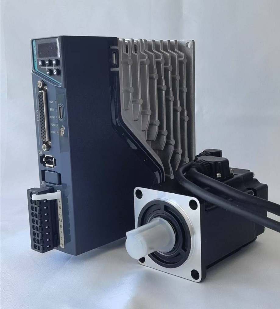 100W 200W 400W 60mm 220V 17bit AC Servo System Motor with Driver