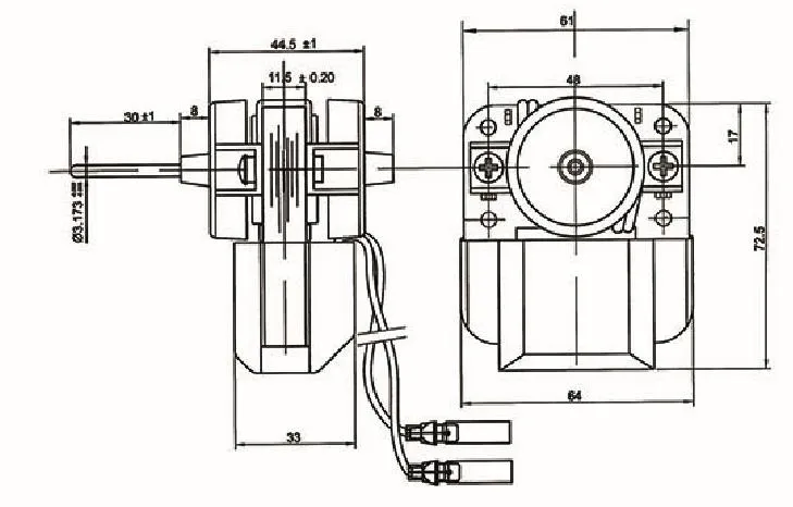 Refrigerator Spare Parts AC Motor
