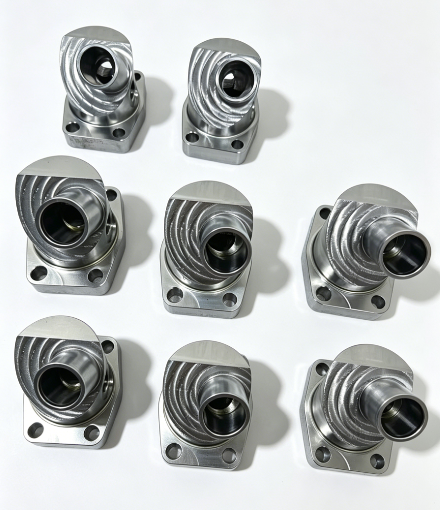 Custom CNC Machining FPV Drone Manufacture Aluminum Parts CNC Turning Milling UAV Drone Engine Brushless Motor Shaft Housing