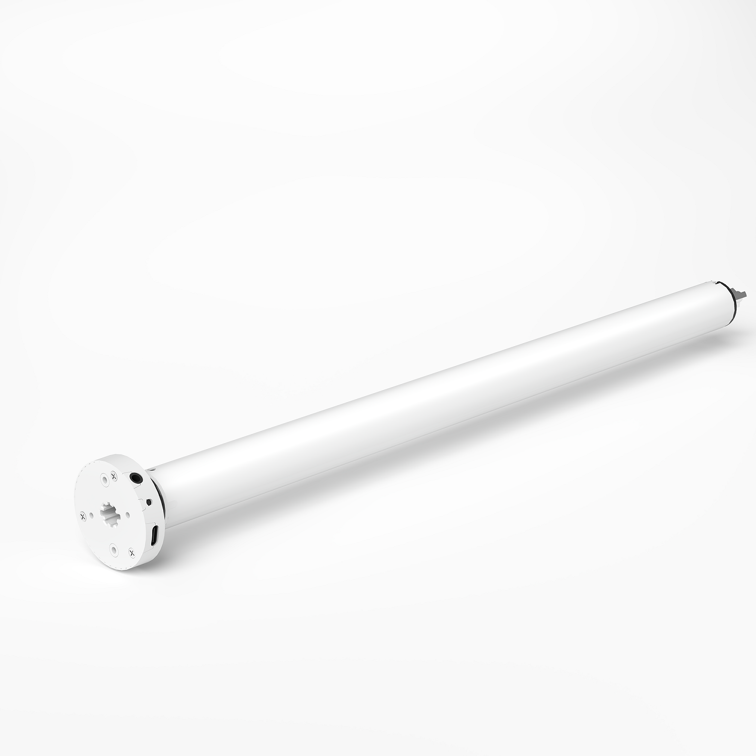 Smart Tubular Motor Electronic (WSERD30-B) With Rechargeable Lithium Battery Quiet Tube Motor For Smart Home Automation