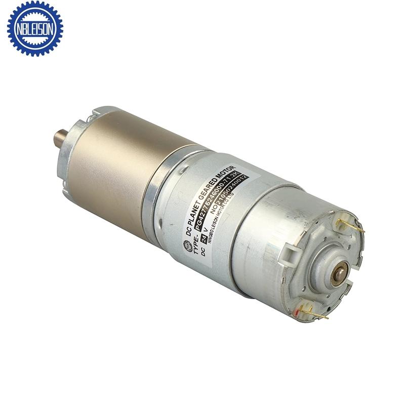 42mm 12V 24V Brushed High Torque Low Speed Planetary Gearbox Gear DC Motor