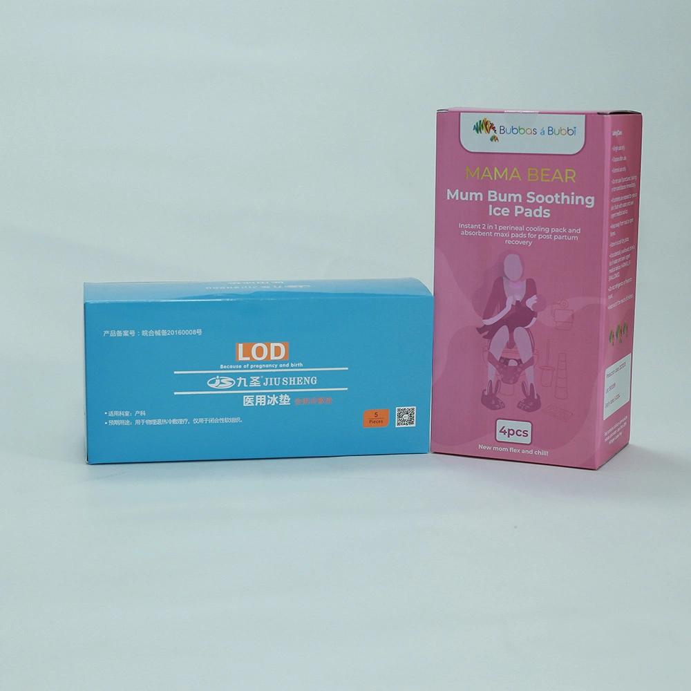 Almofada Menstrual Descartável de Preço Personalizado com Resfriamento Instantâneo de Gel de Gelo Perineal, Almofada Fria Médica Não Tecida para Hospital