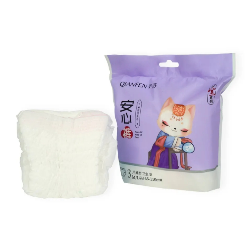 Calças menstruais femininas personalizadas, ecológicas, fraldas para adultos, populares, calcinhas menstruais