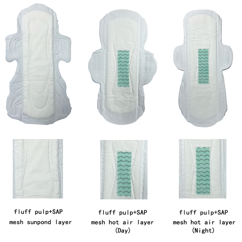Cleansy Ultra Long Anti Vazamento Lateral Instantâneo Noturno Absorventes Descartáveis para Mulheres