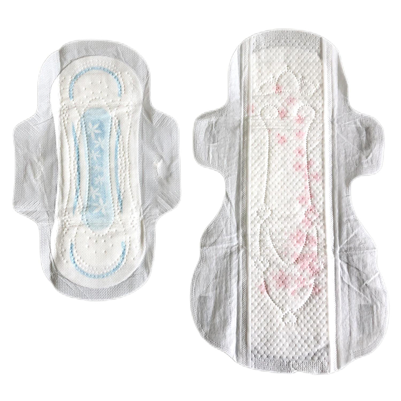 Atacado de Fábrica Protetores Menstruais Descartáveis Orgânicos Antimicrobianos para Noite com Textura Suave