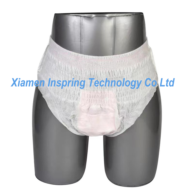 Calça íntima feminina elástica de fábrica para absorventes menstruais