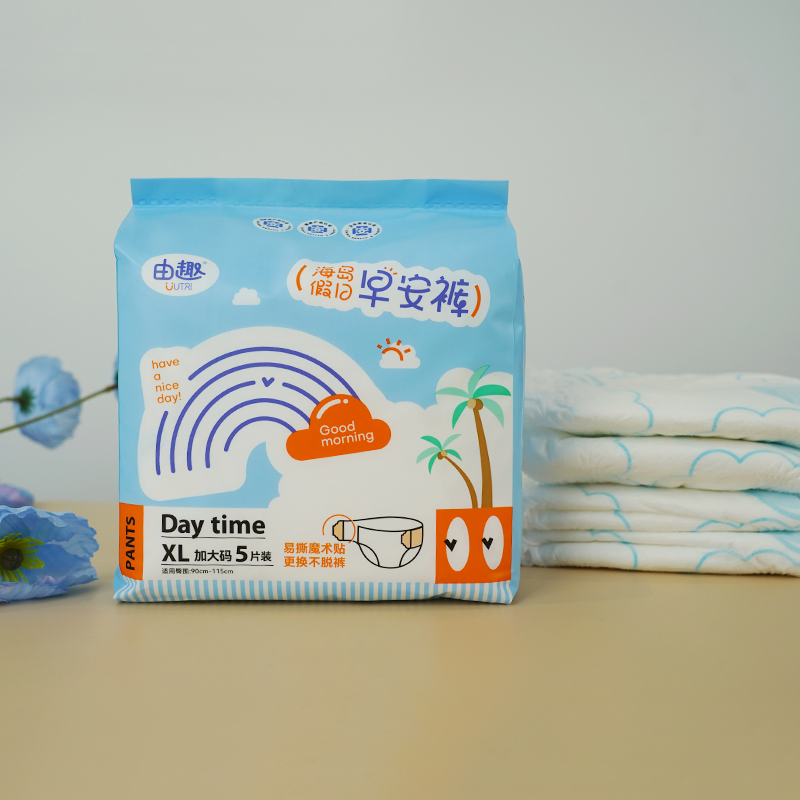 Calcinhas menstruais descartáveis femininas personalizadas de marca própria para uso noturno