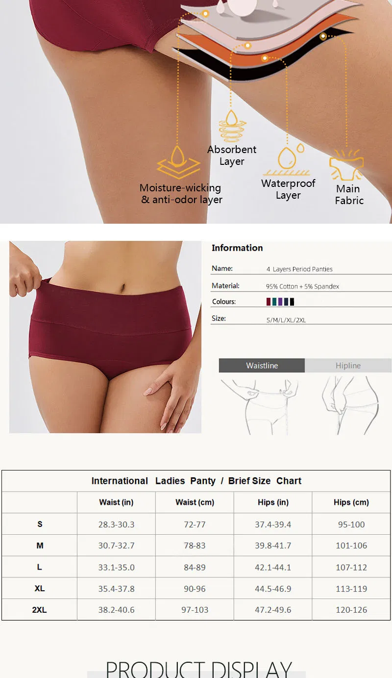 Calças Menstruais 9057 - 5