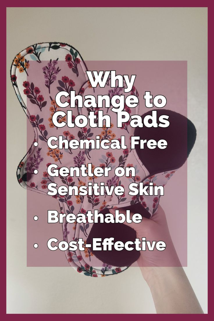 Absorventes menstruais reutilizáveis personalizados, impermeáveis e laváveis na cor natural para mulheres