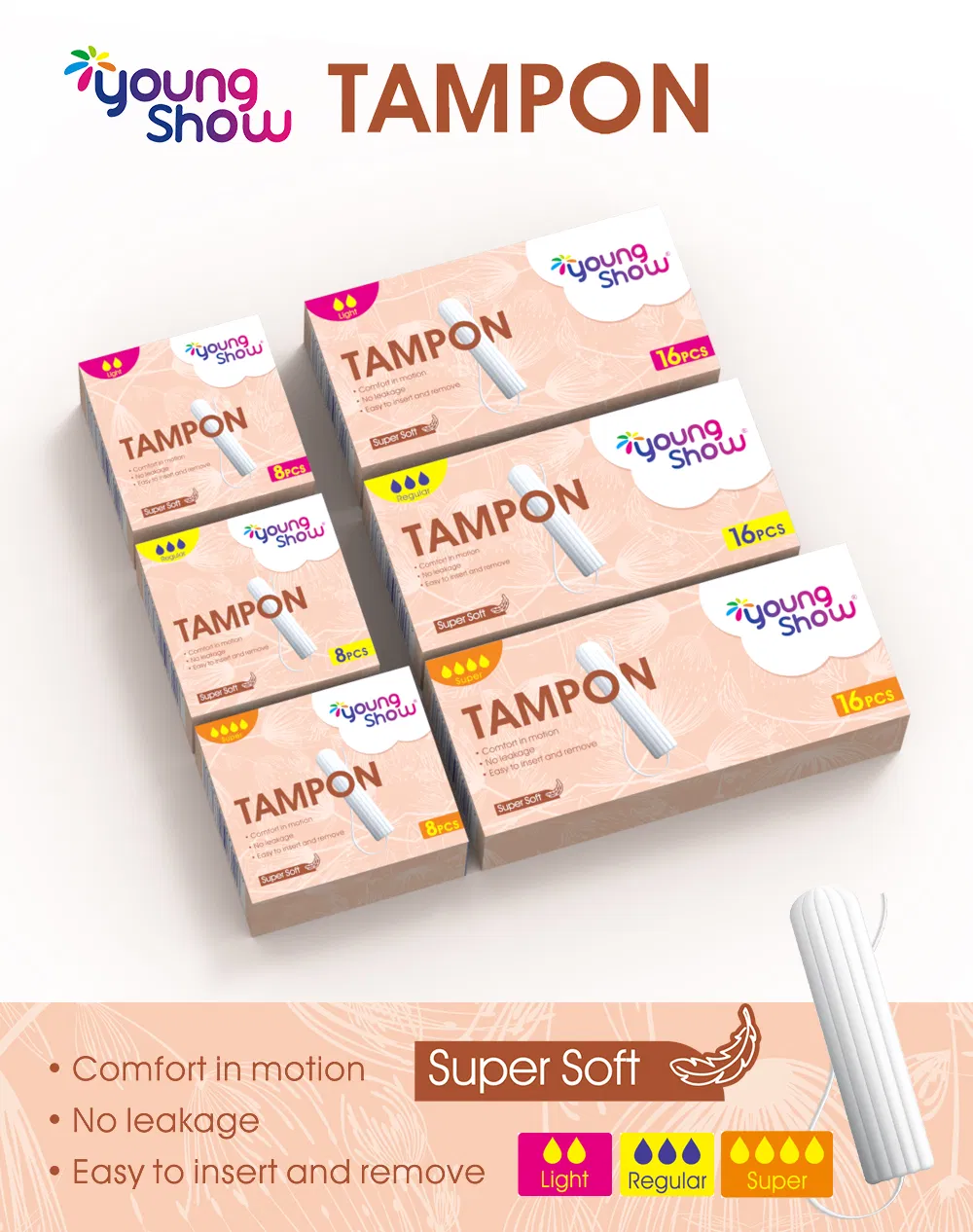 Tampons de Algodão Orgânico