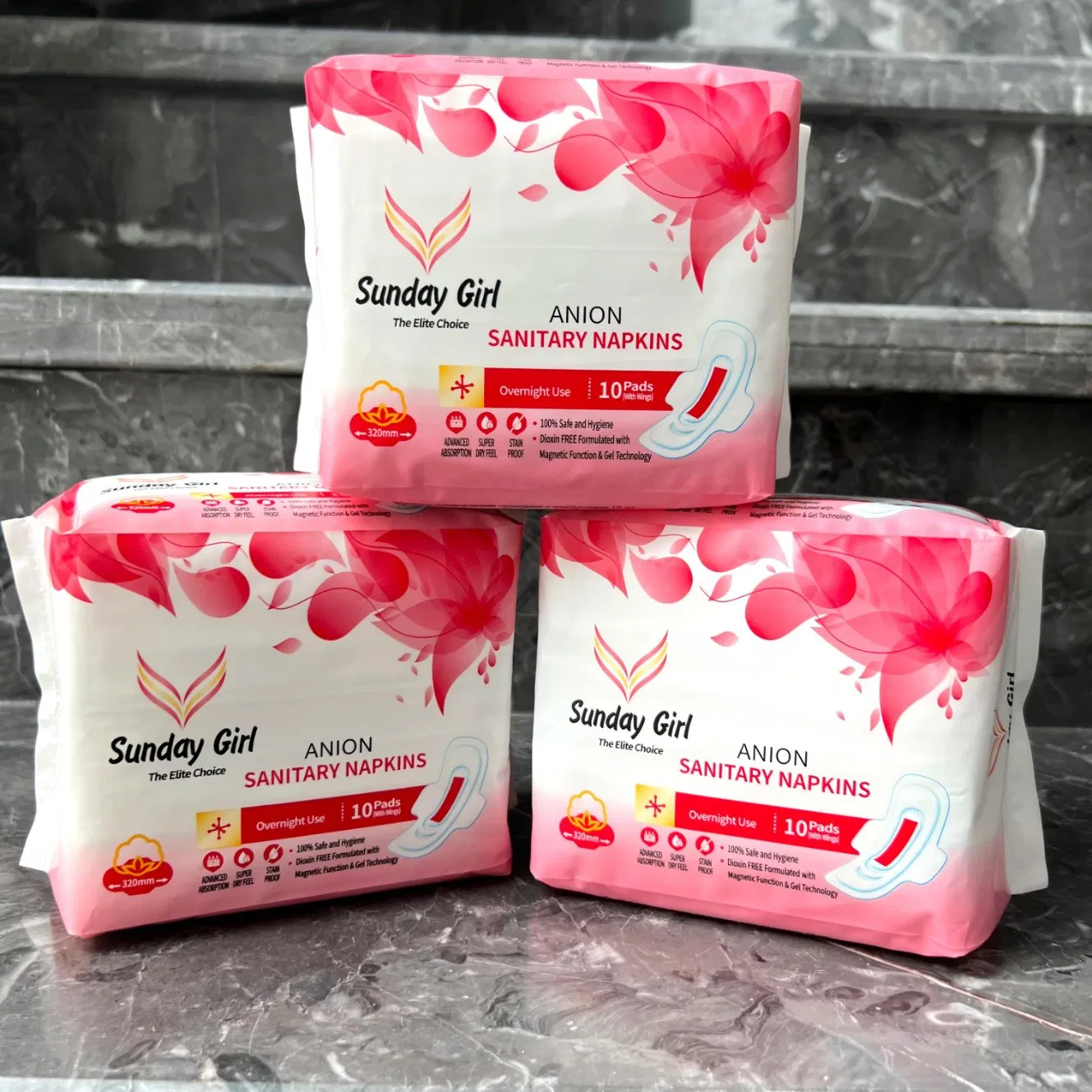 Absorventes Noturnos à Prova de Vazamentos com Excelente Absorção e Confortáveis