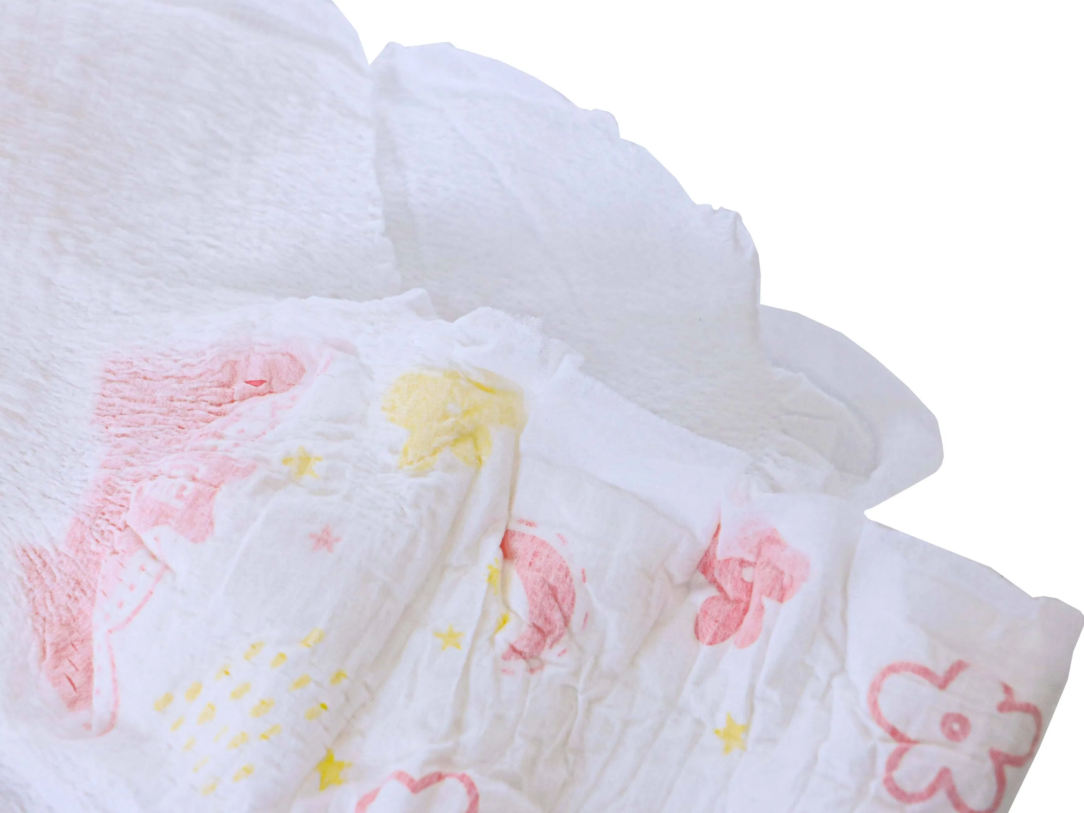 Calças menstruais super absorventes e respiráveis com cintura elástica, calcinhas de algodão para o período