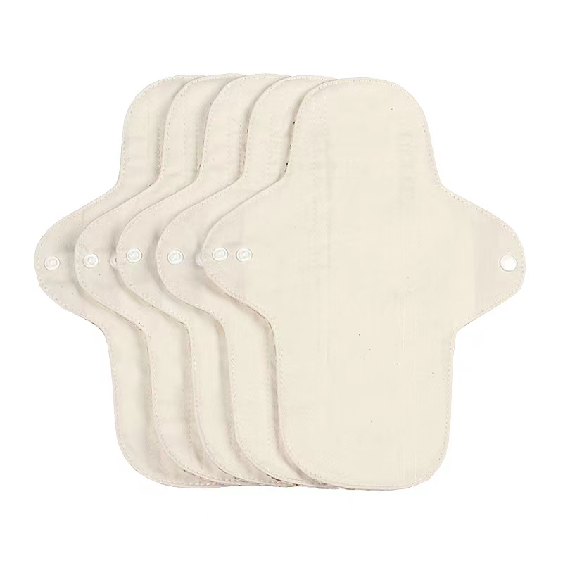 Absorventes Reutilizáveis Menstruais Orgânicos de Algodão Absorvente Reutilizável Anion Pesado