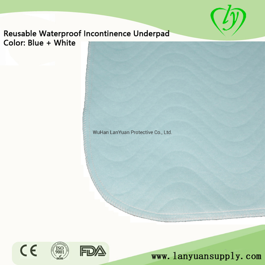 Protetor de cama reutilizável para incontinência, lavável e absorvente de urina