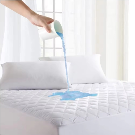 Protetor de Colchão à Prova d'Água de Algodão Terry Lavável e Respirável, Protetor de Cama à Granel contra Percevejos
