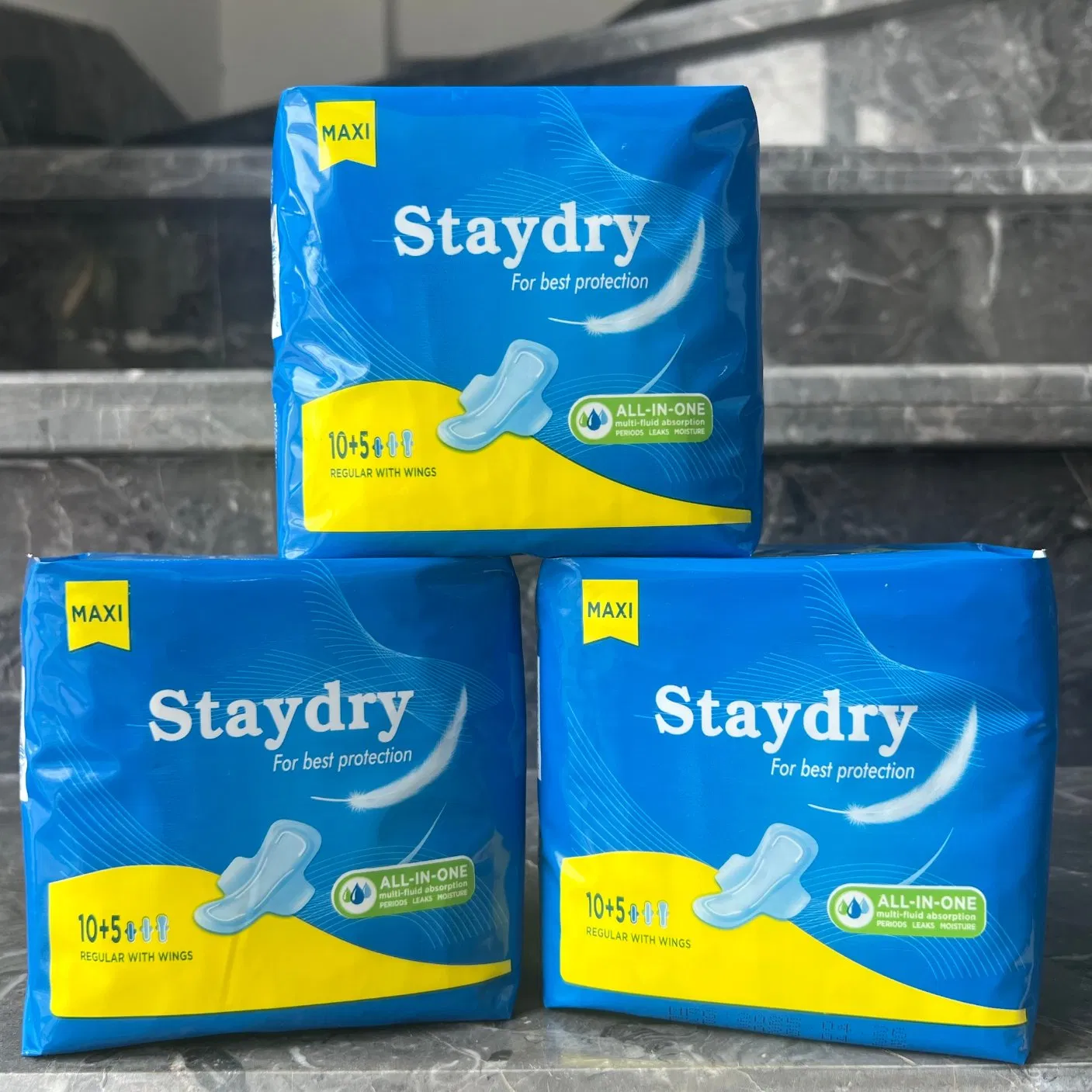Absorventes Noturnos Premium para Mulheres Todas as Tamanhos Disponíveis