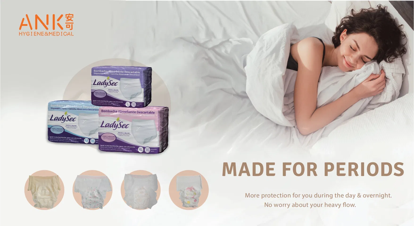 Calças menstruais absorventes