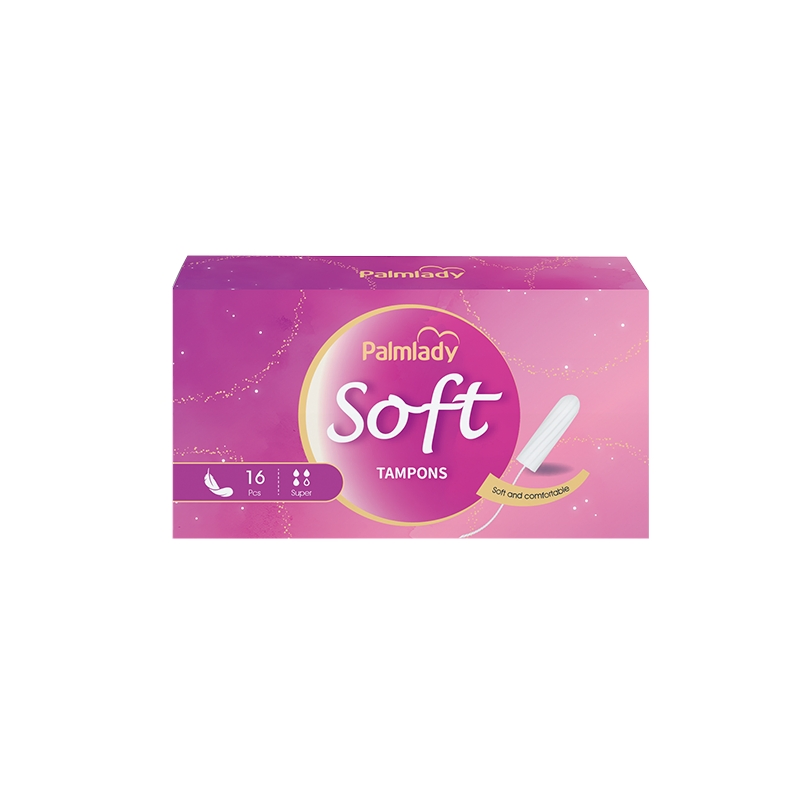 Preço em grande quantidade de OEM, alta absorção, tampões de algodão tamanho (super) para uso diário, tamanho de bolso, resolve o fluxo menstrual como mulheres; S absorventes sanitários
