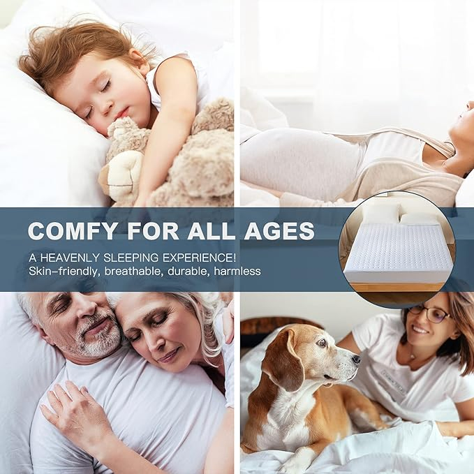 Protetor de Colchão Impermeável para Cama de Casal Premium - Antiderrapante e Lavável à Máquina