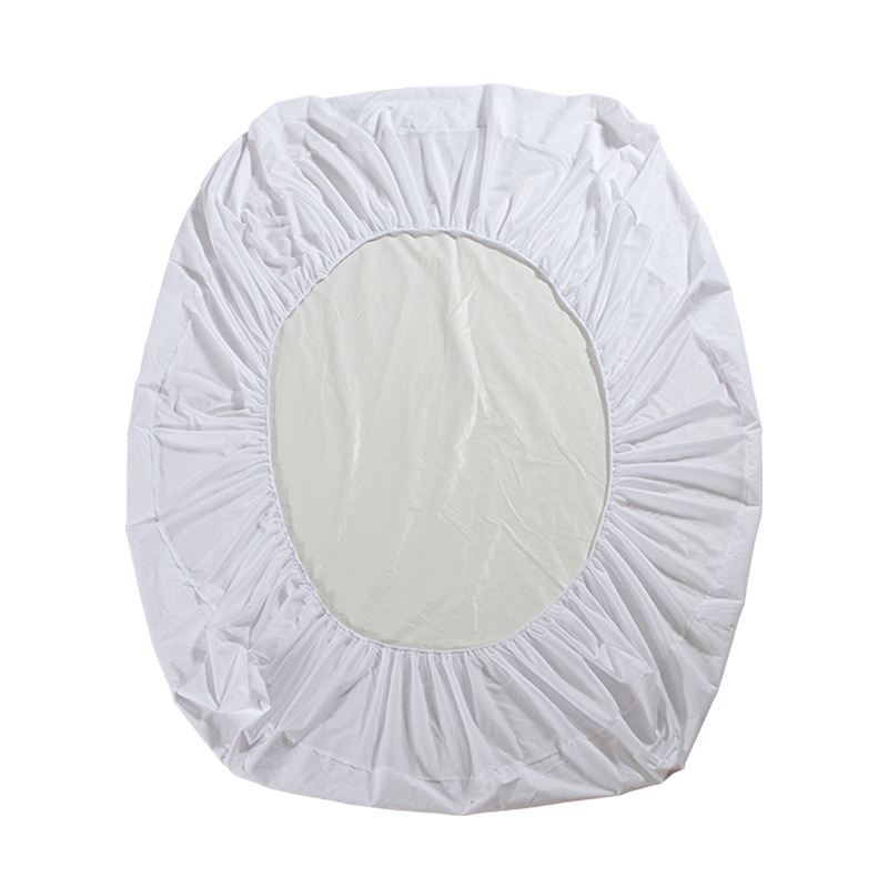 100% Protetor de Colchão de Saia Elástica Tricotada com Camada de PU Impermeável Personalizada da Terry Cotton Coated