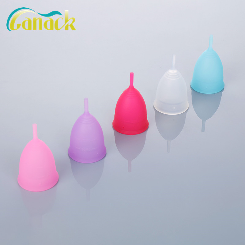 Copa Menstrual de Silicone Colapsável Lady com FDA