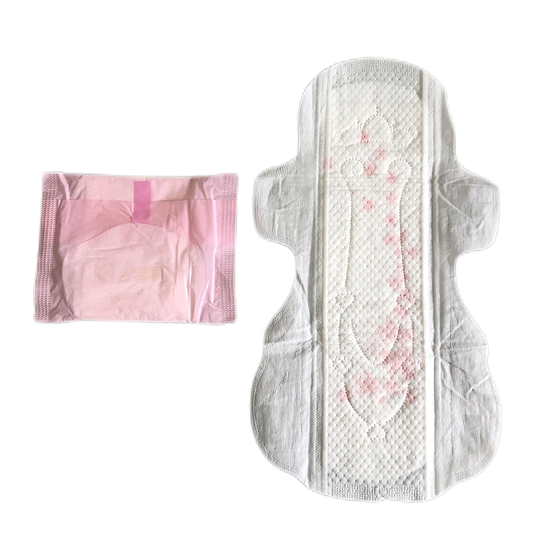 Atacado de Fábrica Protetores Menstruais Descartáveis Orgânicos Antimicrobianos para Noite com Textura Suave