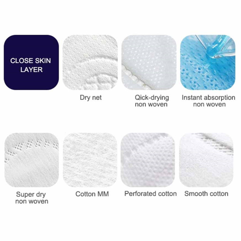 Produtos personalizados de absorventes higiênicos por atacado, absorventes higiênicos para mulheres, absorventes higiênicos biodegradáveis de algodão para o pós-parto