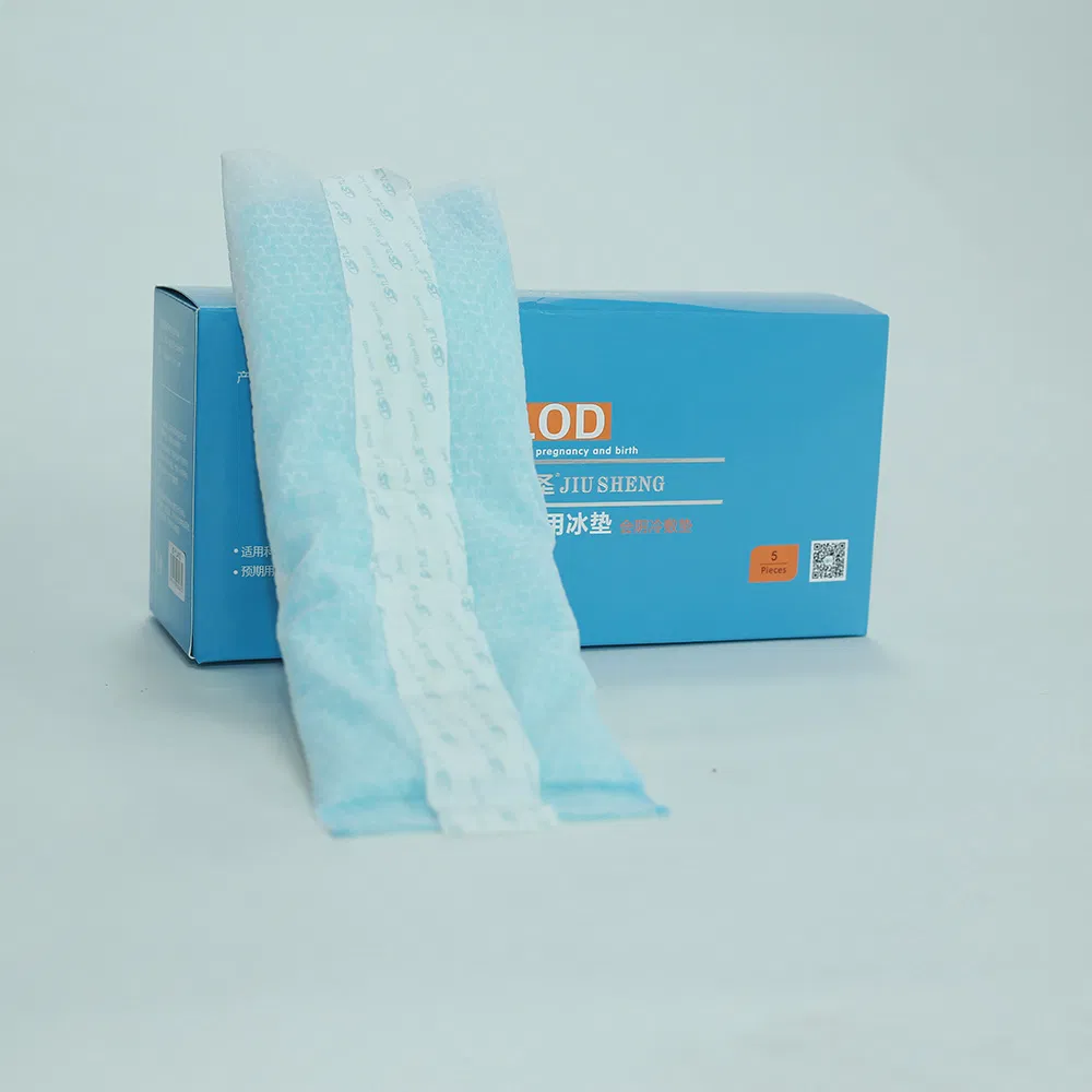 Almofada Menstrual Descartável de Preço Personalizado com Resfriamento Instantâneo de Gel de Gelo Perineal, Almofada Fria Médica Não Tecida para Hospital