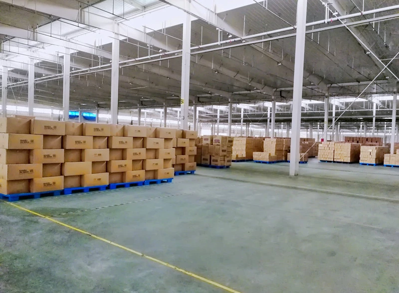 Visão geral da fábrica Kratzer Health com múltiplas linhas de produção automatizadas
