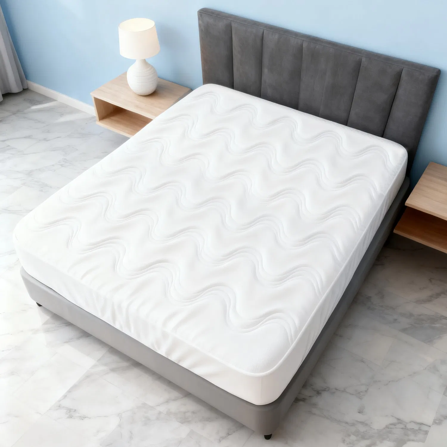 Protetor de Colchão Impermeável para Cama de Casal Premium - Antiderrapante e Lavável à Máquina