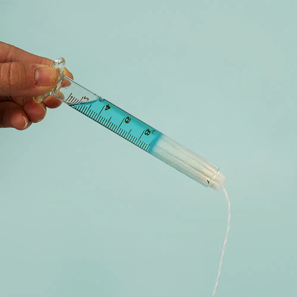 Atacado a Granel 100% Algodão Orgânico Absorvente Menstrual Cateter Vaginal Aplicador de Absorventes