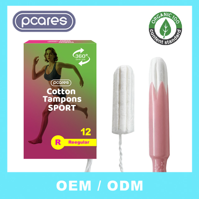 Tampons biodegradáveis com marca personalizada - Atacado OEM/ODM, ecológicos