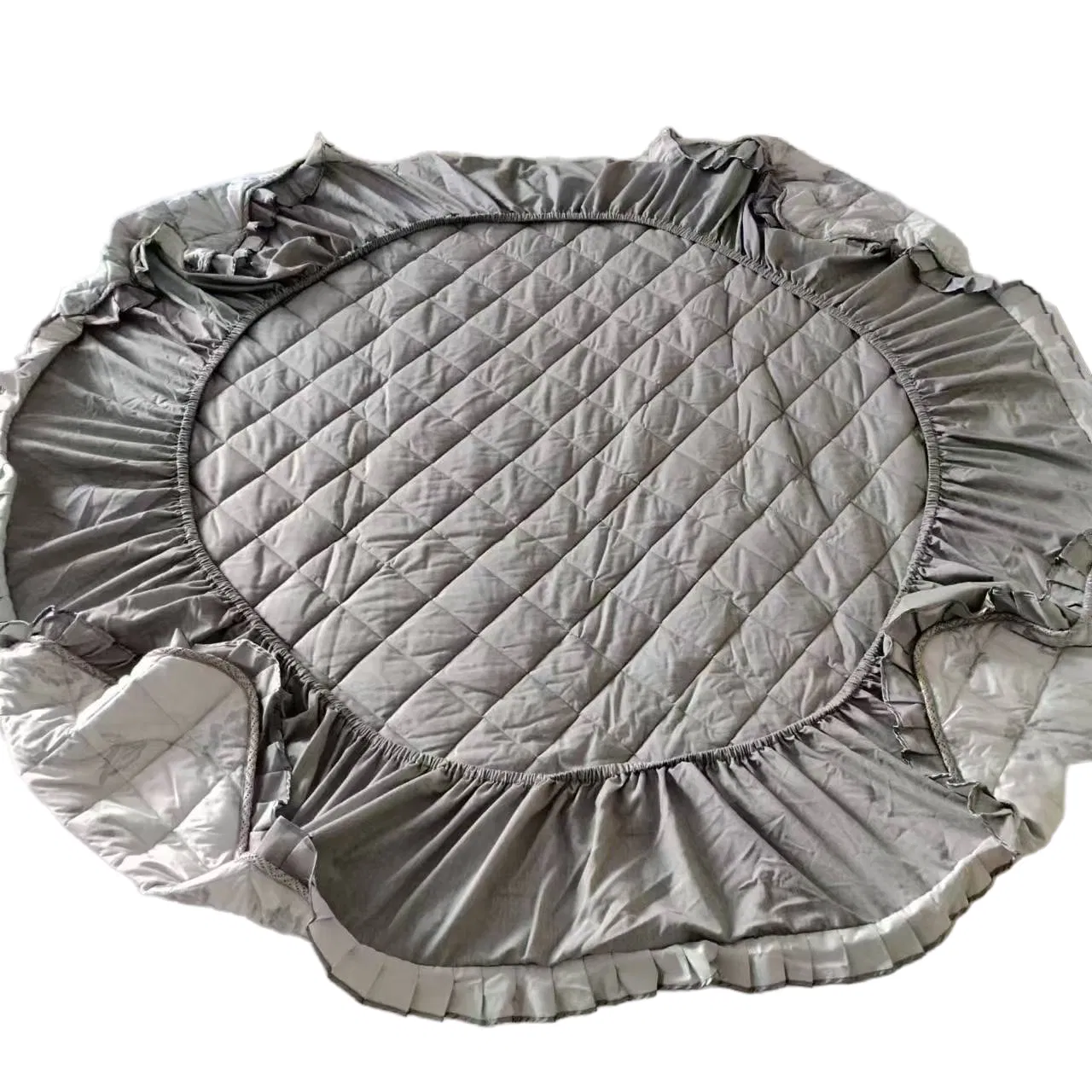 Protetor de Colchão Aquecedor de Grafeno Impermeável com Almofada Acolchoada - Protetor de Colchão Extra Profundo - Lavável à Máquina para Cama de Casal - Capa de Cama Ajustável