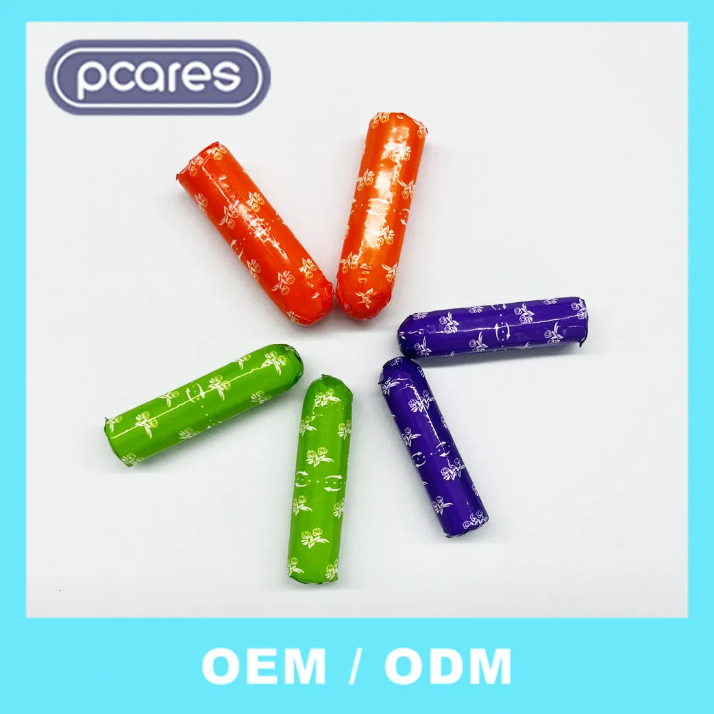 Fabricantes Super OEM Descartáveis 100%Organic Tampões de Algodão com Aplicadores de Plástico Viscose de Alta Qualidade 100% Eco-Friendly ODM