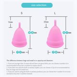 Copa Menstrual Macia e À Prova de Vazamentos para Conforto e Proteção